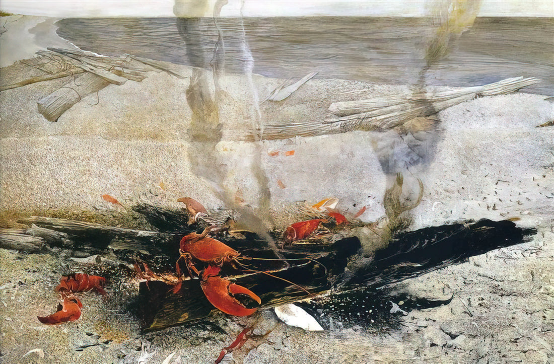 Andrew Wyeth Airborne Print: A Masterpiece of American Realism and Emotional Depth - EMBERS 2000 by Andrew Wyeth