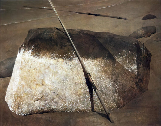 Andrew Wyeth Airborne Print: A Study in Solitude and Motion - NOT DETECTED 38 by Andrew Wyeth