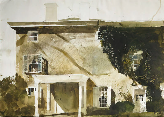 Andrew Wyeth Artwork: The Enduring Power of American Realism - THE HATTON HOUSE 1967 by Andrew Wyeth
