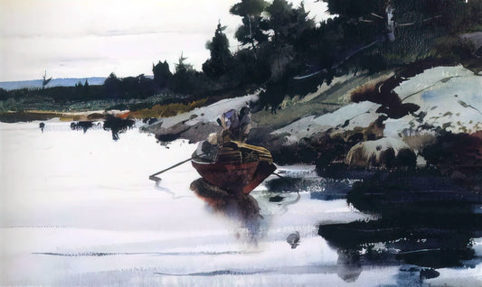 Andrew Wyeth May Day: The Quiet Power of an American Masterpiece - TURKEY COVE LEDGE by Andrew Wyeth