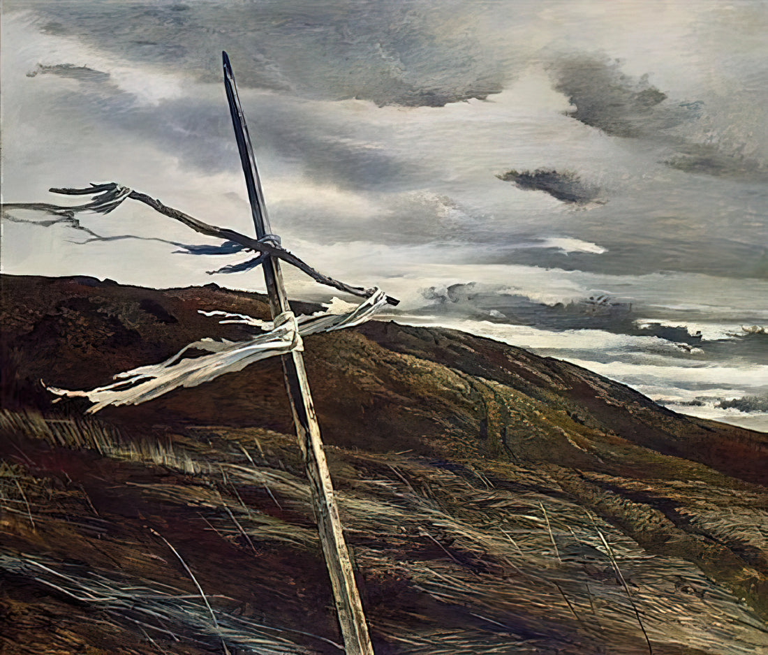 Andrew Wyeth Winter: The Poetic Solitude of America's Master Realist - DODGES RIDGE 1947 by Andrew Wyeth