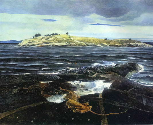 Andrew Wyeth (1917-2009): The Master of American Realism and His Enduring Legacy - LITTLE CALDWELLS ISLAND by Andrew Wyeth