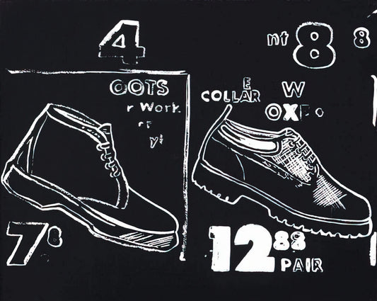 Andy Warhol Animal Prints for Sale: A Collector's Guide to Pop Art Iconography - Work Boots by Andy Warhol