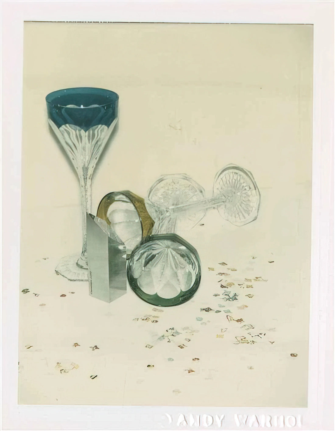 Andy Warhol Banana Poster: The Iconic Pop Art Symbol Explained - Committee 2000 Champagne Glasses by Andy Warhol