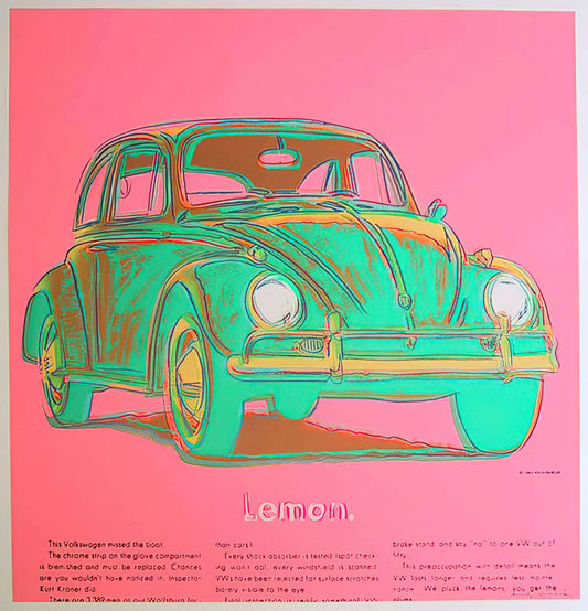 Andy Warhol Chairman Mao Print: The Iconic Portrait That Redefined Political Art - Volkswagen by Andy Warhol