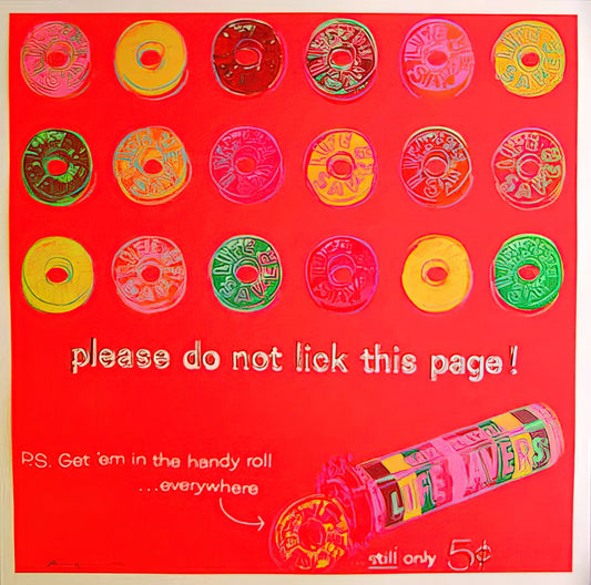 Andy Warhol Chanel No 5 Poster: Pop Art Iconography and Collectible Legacy - Life Savers by Andy Warhol