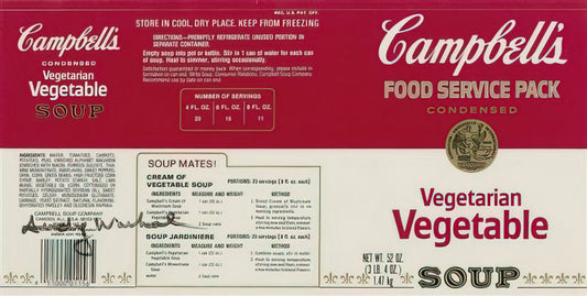 Andy Warhol Giant: How the Pop Art Icon Became a Cultural Colossus - Campbell Soup Company by Andy Warhol