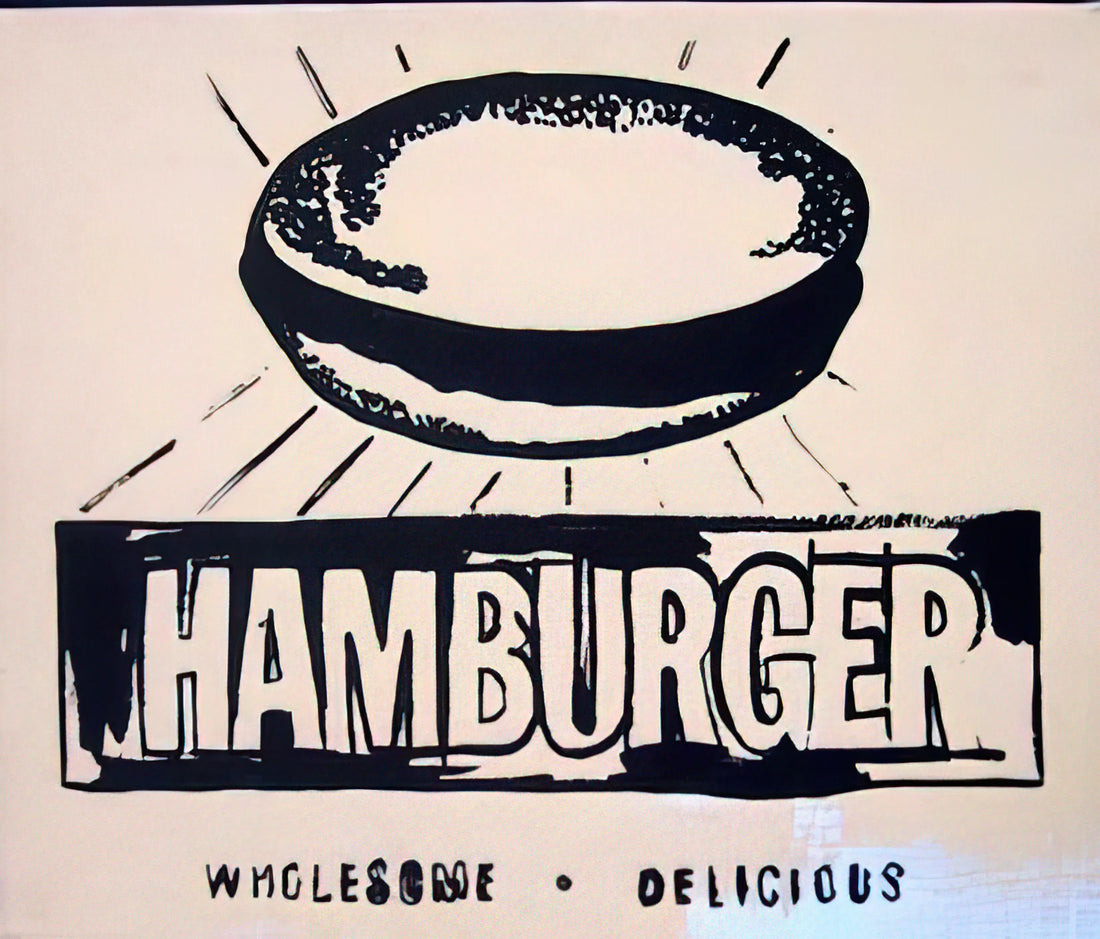 Andy Warhol Michael Jackson Print: The Iconic Portrait of a Pop Legend - Hamburger  beige  by Andy Warhol