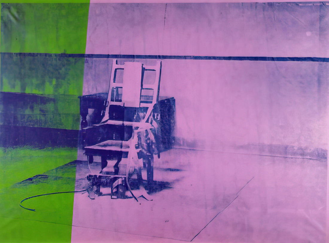 Andy Warhol Sale Prices: Understanding the Market for Pop Art's Most Iconic Works - Big electric chair by Andy Warhol