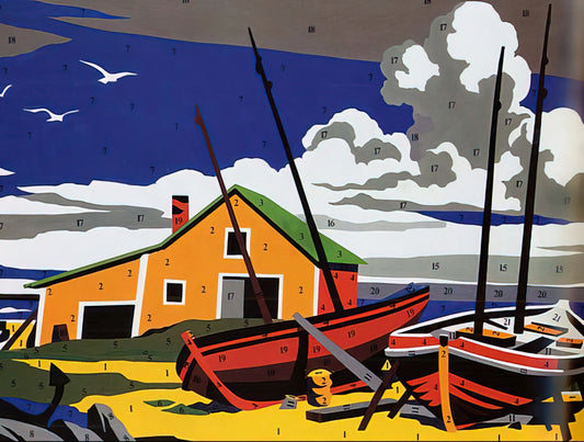 Andy Warhol and Fran Lebowitz: An Unlikely Artistic Alliance - Do It Yourself  Seascape  by Andy Warhol