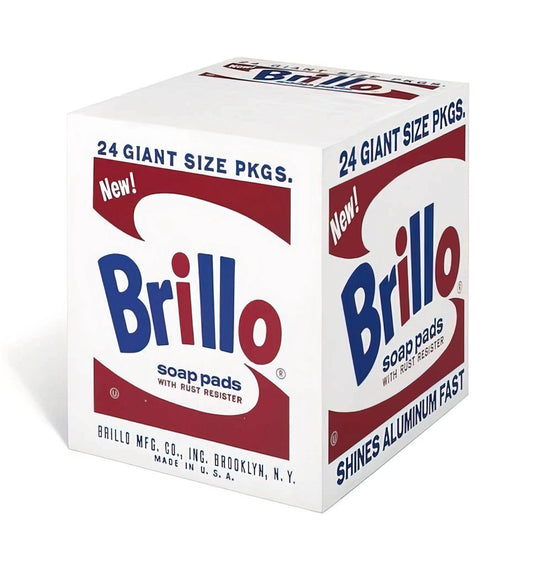Andy Warhol's John Wayne Print: A Pop Art Icon Reimagined - Brillo Soap Pads by Andy Warhol