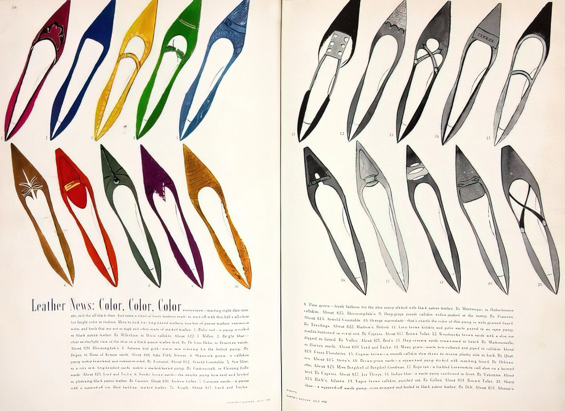 Andy Warhol's 'Querelle' Poster: A Cinematic Icon in Pop Art History - Shoe Advertisement for I.Miller  Harper's Bazzar  by Andy Warhol