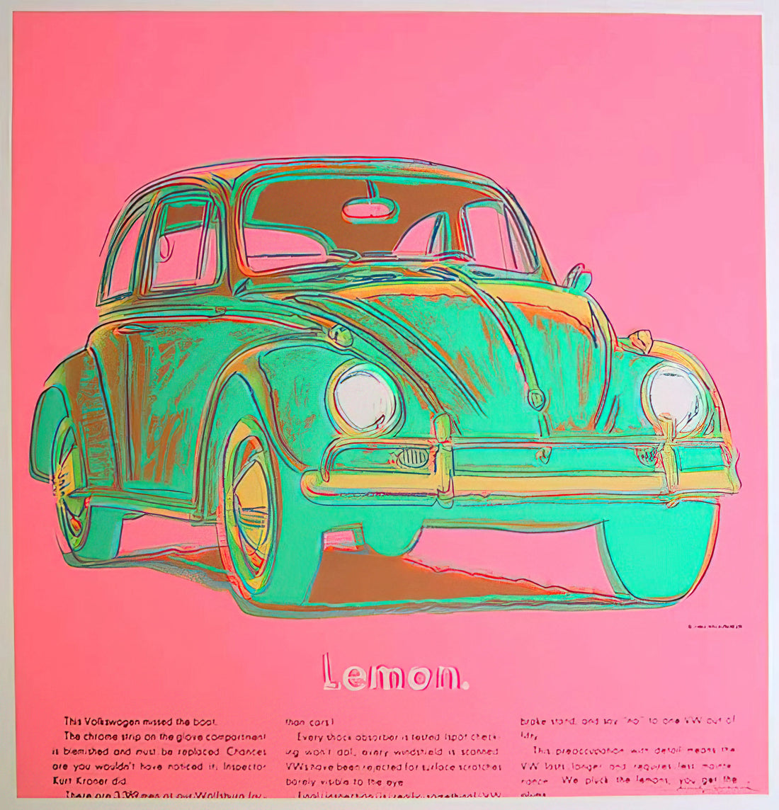 Andy Warhol's 'So Many Stars' Print: A Pop Art Icon Decoded - Volkswagen by Andy Warhol