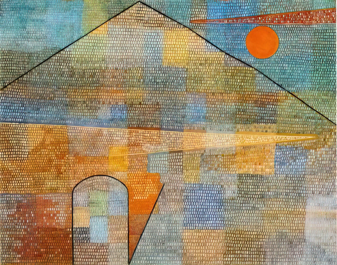 Angelus Novus Print: Paul Klee's Angel of History and Its Enduring Legacy - TO THE PARNASSUS 1932 by Paul Klee