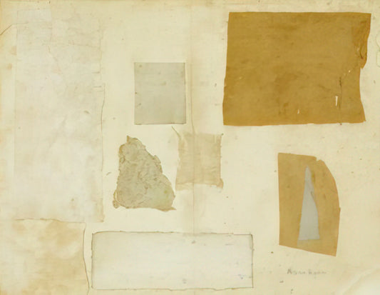 Anne Ryan: The Rediscovered Painter and Collagist of American Modernism - Gray Collage - 1953 by Anne Ryan