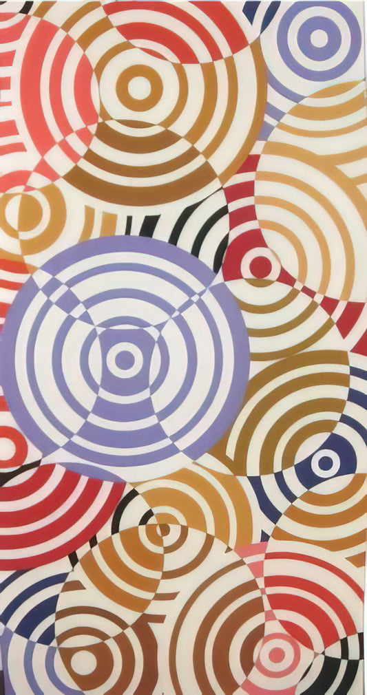 Antonio Asis Framed Art Print: A Collector's Guide to Op Art Mastery - Vibration couleur - 1965 by Antonio Asis