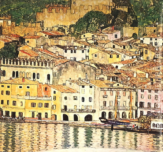 Art Nouveau Klimt: The Golden Genius of Vienna Secession - MALCESINE ON LAKE GARDA by Gustav Klimt
