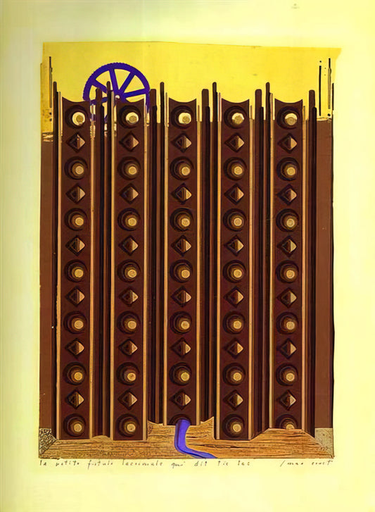 Art by Max Ernst: Exploring the Surrealist Visionary's Revolutionary Techniques - The Small Fistule That Says Tic Tac by Max Ernst
