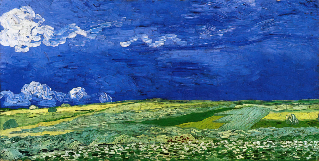 Asylum by Vincent van Gogh: A Window into the Artist's Final Years - Wheatfields under Thunderclouds by Vincent van Gogh