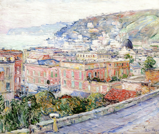 At Dusk: Childe Hassam's Mastery of Twilight and American Impressionism - Naples by Childe Hassam