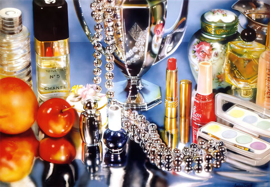 Audrey Flack Prints: A Deep Dive into Photorealism's Pioneer and Feminist Vision - CHANEL 1974 by Audrey Flack