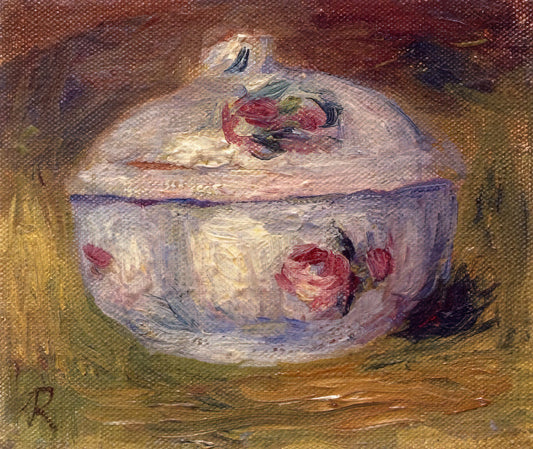 Auguste Renoir in the Meadow: A Masterpiece of Impressionist Joy and Light - Sugar Bowl by Pierre-Auguste Renoir