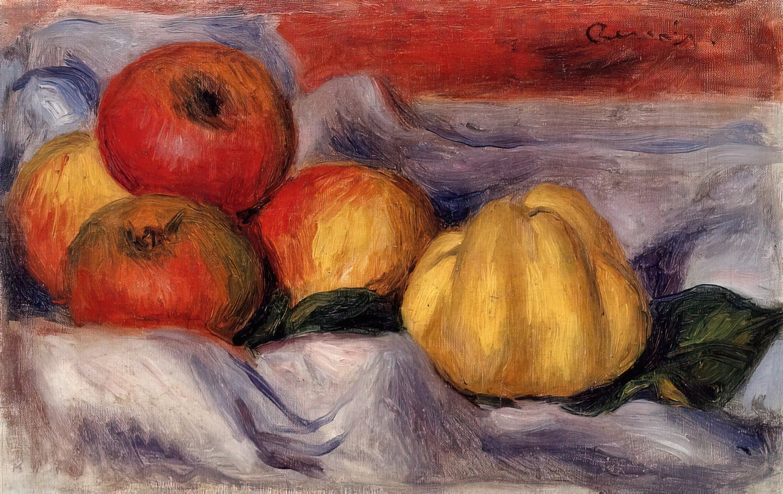 Auguste Renoir's Moulin de la Galette: A Masterpiece of Impressionist Joy - Still Life with Apples by Pierre-Auguste Renoir