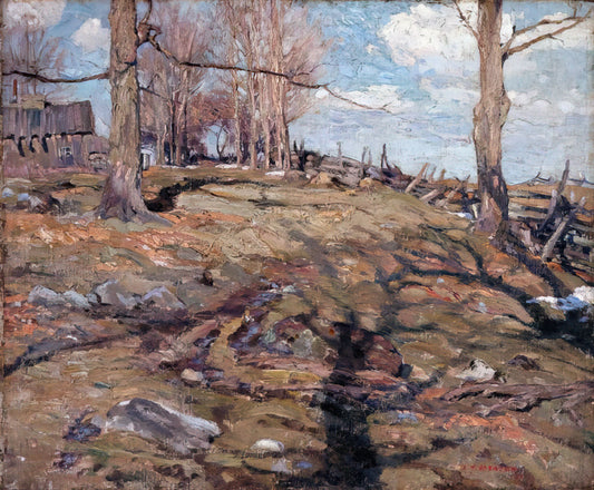 Ay Jackson Framed Art Print: A Collector's Guide to Canadian Group of Seven Art - The Edge of the Maple Wood - 1910 by A.Y. Jackson