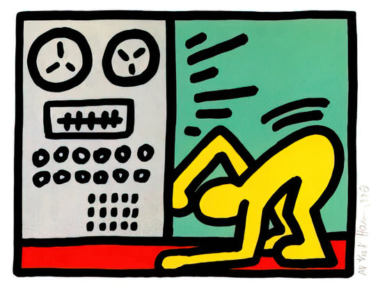 Barking Dogs by Keith Haring: A Symbolic Icon of 1980s Street Art Activism - POP SHOP III 1989 by Keith Haring