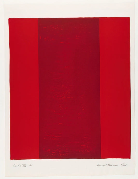 Barnett Newman Paintings Meaning: Decoding the Spiritual Geometry of Abstract Expressionism - Canto XVI by Barnett Newman