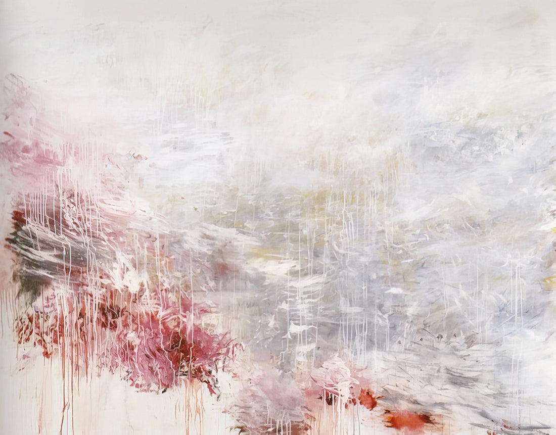 Basquiat and Twombly: A Dialogue of Graffiti, Myth, and Artistic Lineage - Hero and Leander  To Christopher Marlowe  [Rome] by Cy Twombly