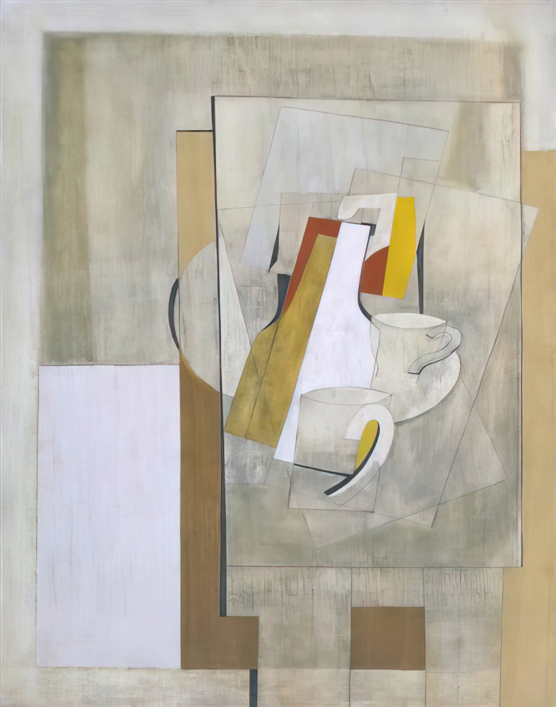 Ben Nicholson Abstract Art: The Quiet Revolution of British Modernism - 1945 still life - 1945 by Ben Nicholson