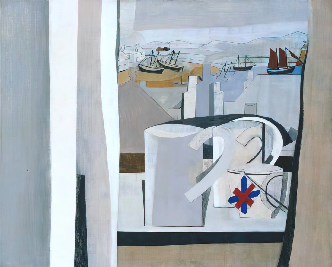 Ben Nicholson Abstract: The Poetic Geometry of Modern British Art - 1943-45 St Ives, Cornwall - 1945 by Ben Nicholson
