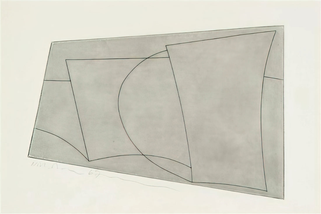 Ben Nicholson and Fred Murray: A Guide to Art Sales and Collector Insights - Aegean 2 - 1967 by Ben Nicholson