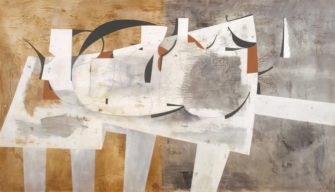 Ben Nicholson and Fred Murray: A Guide to Their Paintings and Art Prints for Sale - August 1956 Val d'Orcia - 1956 by Ben Nicholson