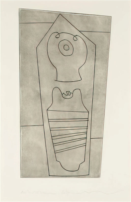 Ben Nicholson and Fred Murray: The Collaborative Wall Painting That Redefined British Modernism - Turkish form - 1967 by Ben Nicholson
