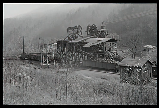 Ben Shahn Bio: The Social Realist Who Captured America's Conscience - LOADING RECENTLY MINED COAL IN JENKINS 1935 by Ben Shahn