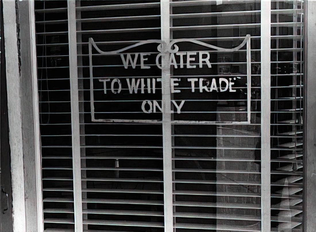 Ben Shahn Paintings: Social Realism, Symbolism, and Artistic Legacy - SIGN ON A RESTAURANT WE CATER TO WHITE TRADE ONLY 1938 by Ben Shahn