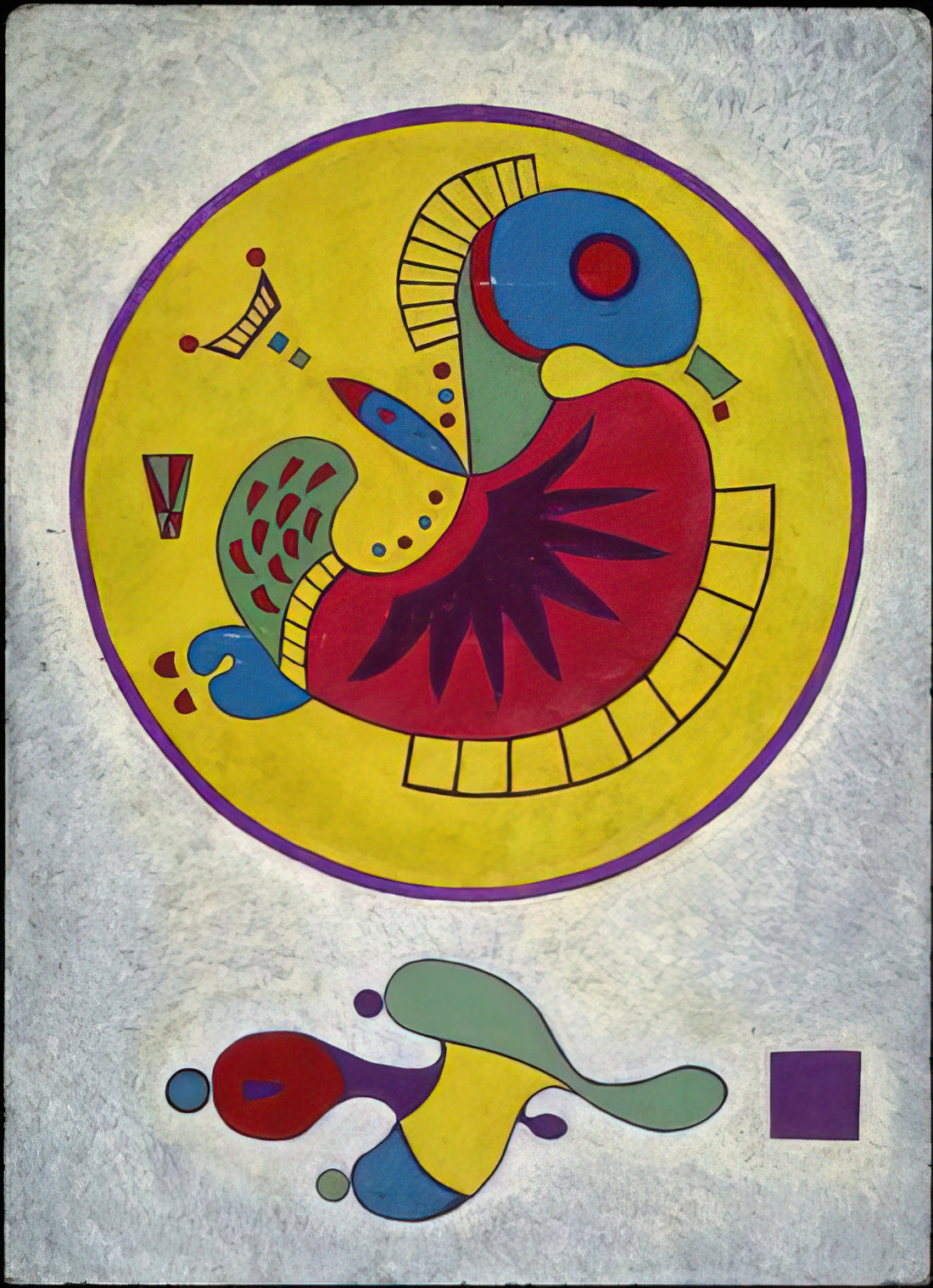 Beyond the Blue Rider: Exploring Artists Similar to Kandinsky in the Dawn of Abstraction - UNTITLED 1 by Wassily Kandinsky