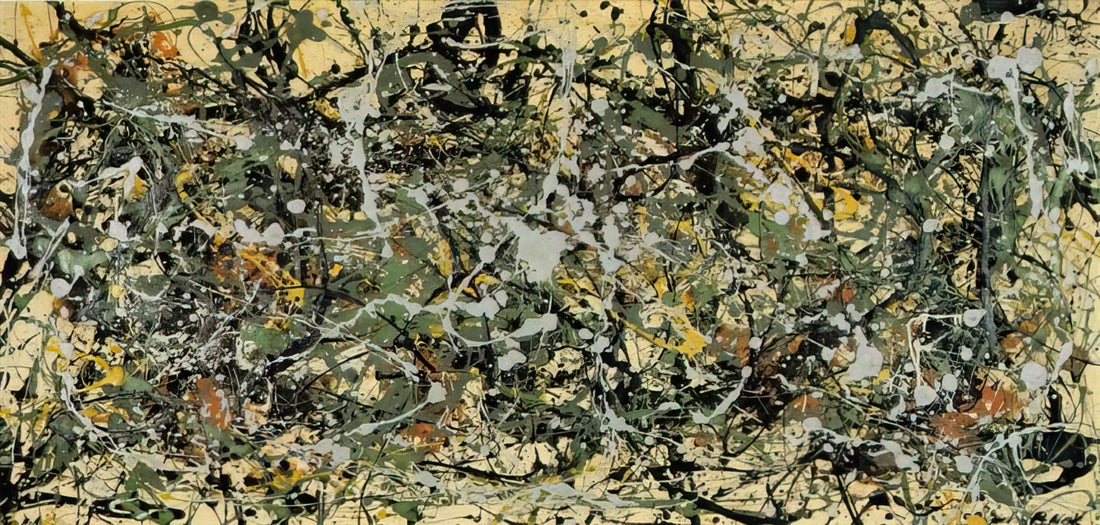 Blue Jackson Pollock Art: A Deep Dive into the Drip Master's Azure Masterpieces - NUMBER 8 1949 by Jackson Pollock