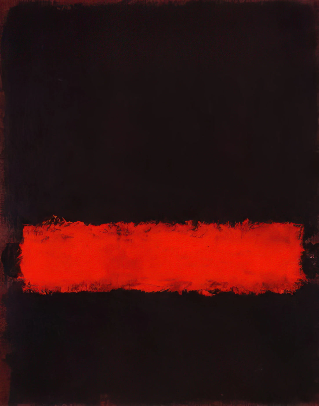 Blue and Yellow Rothko: A Deep Dive into Color Field Transcendence - Black, Red and Black - 1968 by Mark Rothko