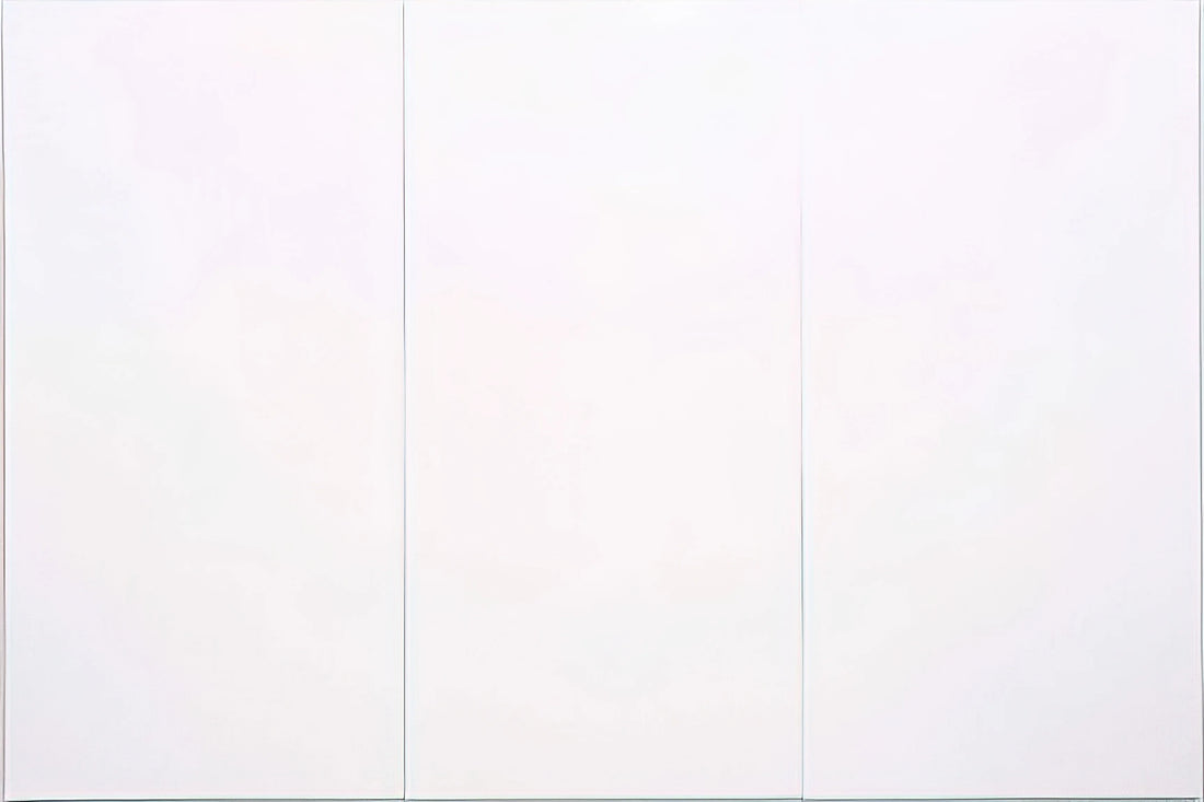 Bob Rauschenberg: The Revolutionary Artist Who Redefined American Art - WHITE PAINTING THREE PANEL 1951 by Robert Rauschenberg
