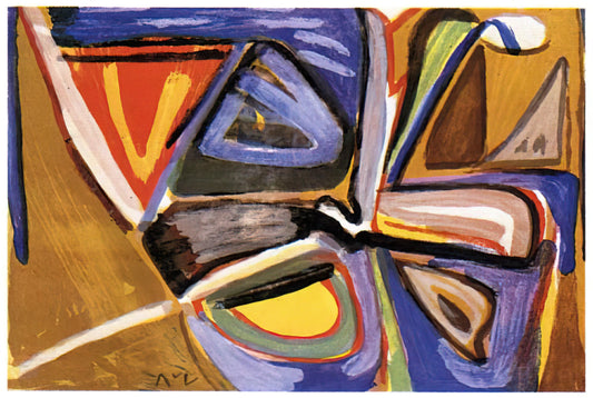 Bram van Velde: The Abstract Expressionist Who Redefined Color and Form - Le bonheur de Matisse - 1981 by Bram van Velde