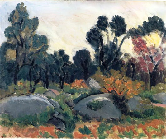 Brassai and Matisse: Capturing the Essence of Modern Art Through Photography and Painting - LANDSCAPE 3 by Henri Matisse