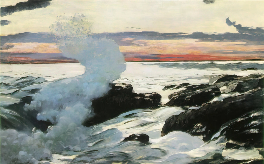 Breezing Up Print: Winslow Homer's Iconic Maritime Masterpiece - WEST POINT PROUT S NECK by Winslow Homer