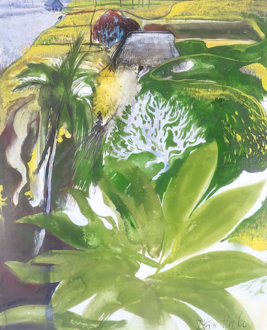 Brett Whiteley Lyrebird Print: A Masterpiece of Australian Artistry - Bali - figurative by Brett Whiteley