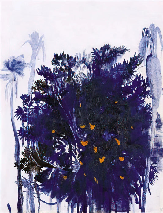 Brett Whiteley Poster Prints: A Collector's Guide to the Australian Master's Iconic Art - Moreton Bay Fig and Palm Trees - figurative by Brett Whiteley