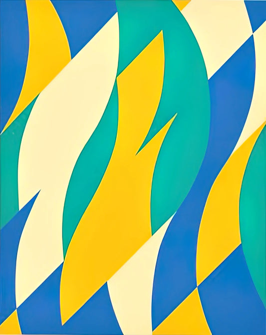 Bridget Riley Framed Art Print: A Curator's Guide to Owning Op Art Masterpieces - FOLD 2004 by Bridget Riley