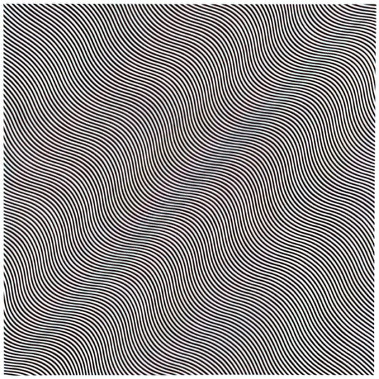 Bridget Riley Prints and Posters: The Definitive Guide to Op Art Masterpieces - UNTITLED DIAGONAL CURVE 1966 by Bridget Riley