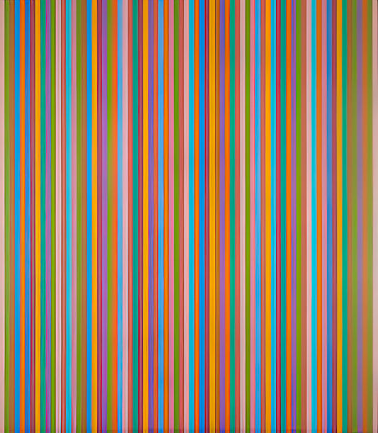 Bridget Riley and the Op Art Movement: A Visual Revolution in Modern Art - ECCLESIA 1985 by Bridget Riley